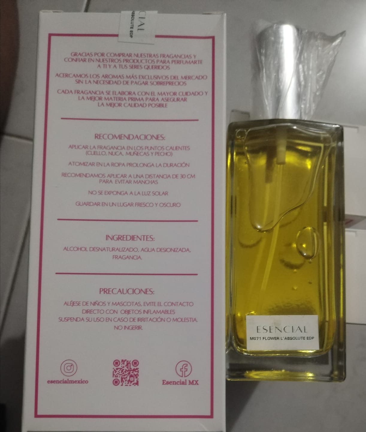 Customer photo review of M071 Inspirado en: Flower by Kenzo L'Absolute - Kenzo