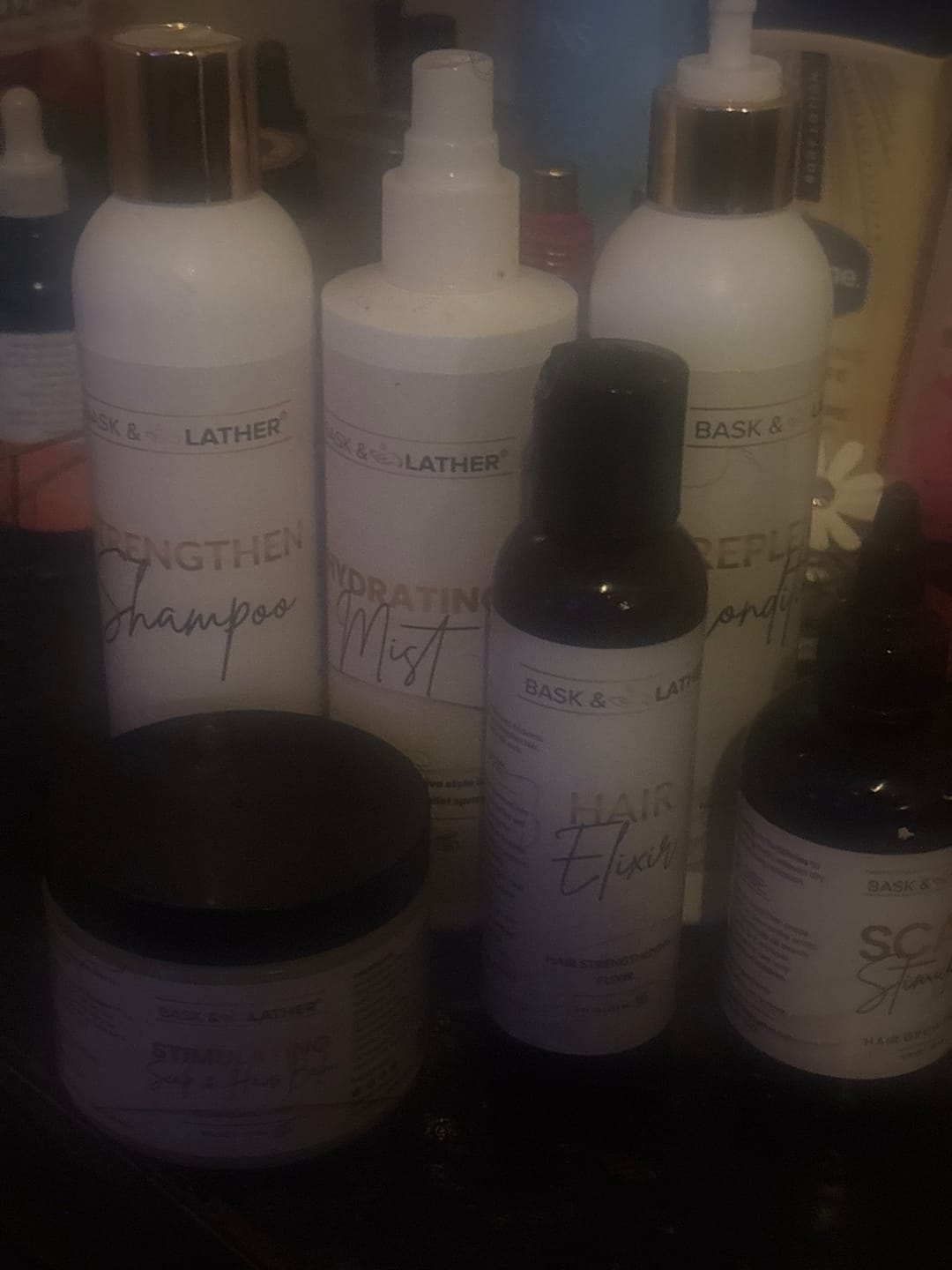 Customer photo review of Healthy Hair Starter Kit- Limited Edition