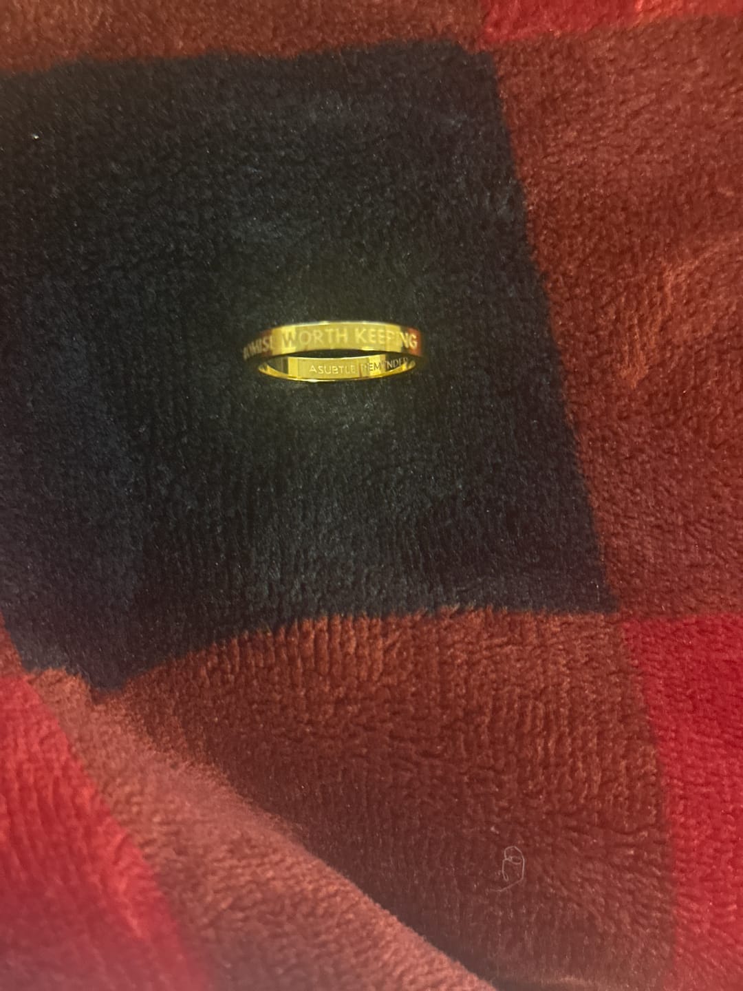 Customer photo review of A PROMISE WORTH KEEPING RING