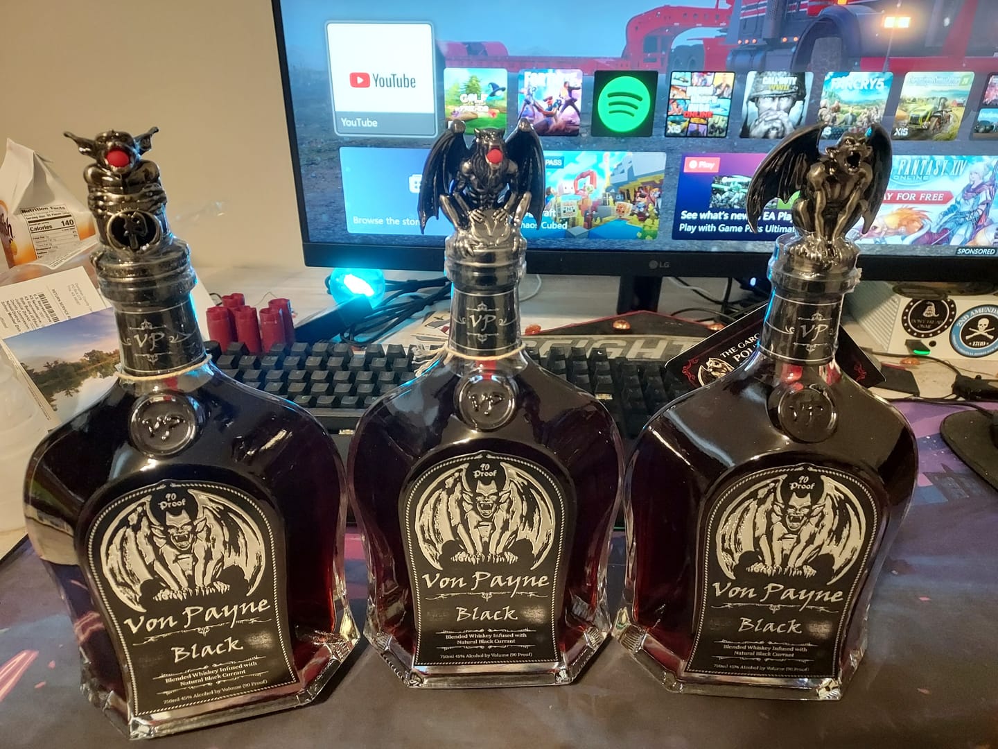 Customer photo review of Gargoyle Collector Trio - (3) Bottle Bundle
