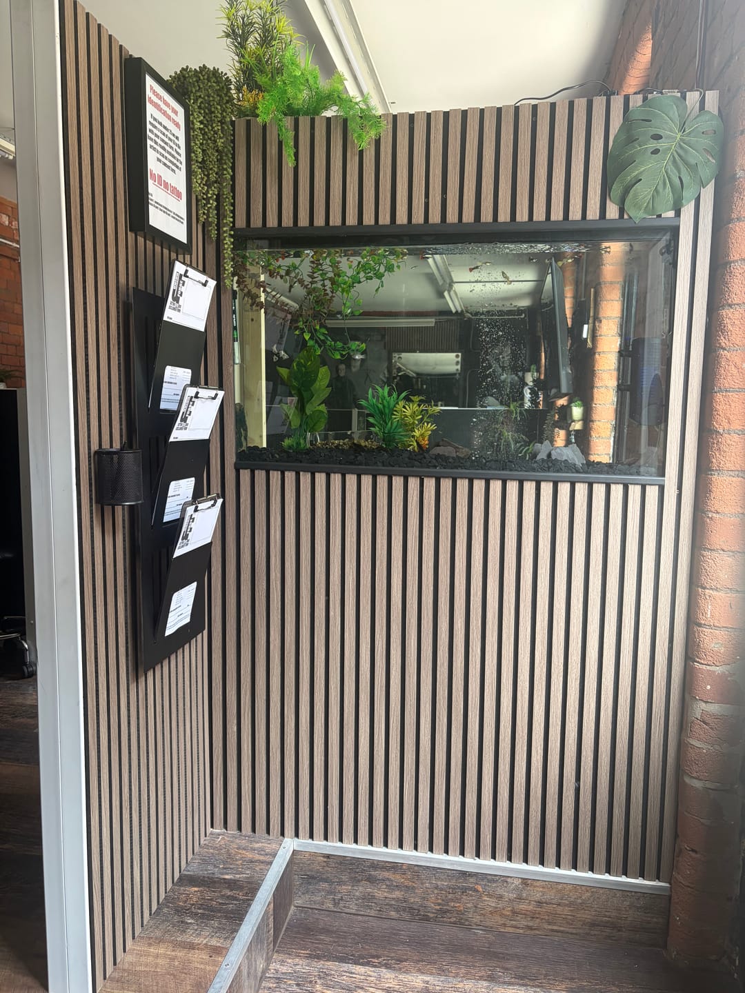 Customer photo review of Premium Acoustic Slatted Wall Panel (Multiple Colours)