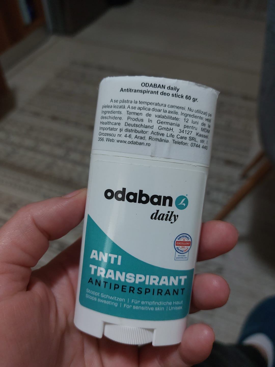 Customer photo review of odaban® Daily An­ti­perspirant Deo Stick