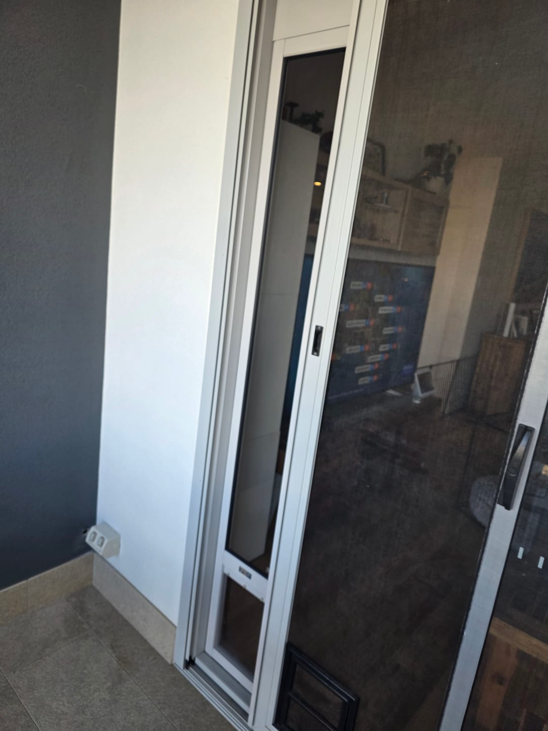 Customer photo review of Pet Door Insert – Medium