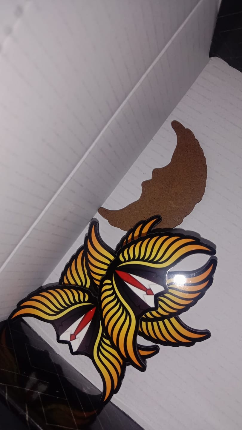 Customer photo review of Customized Magnetic Badge | Wear Your Brand | PrintMine.in