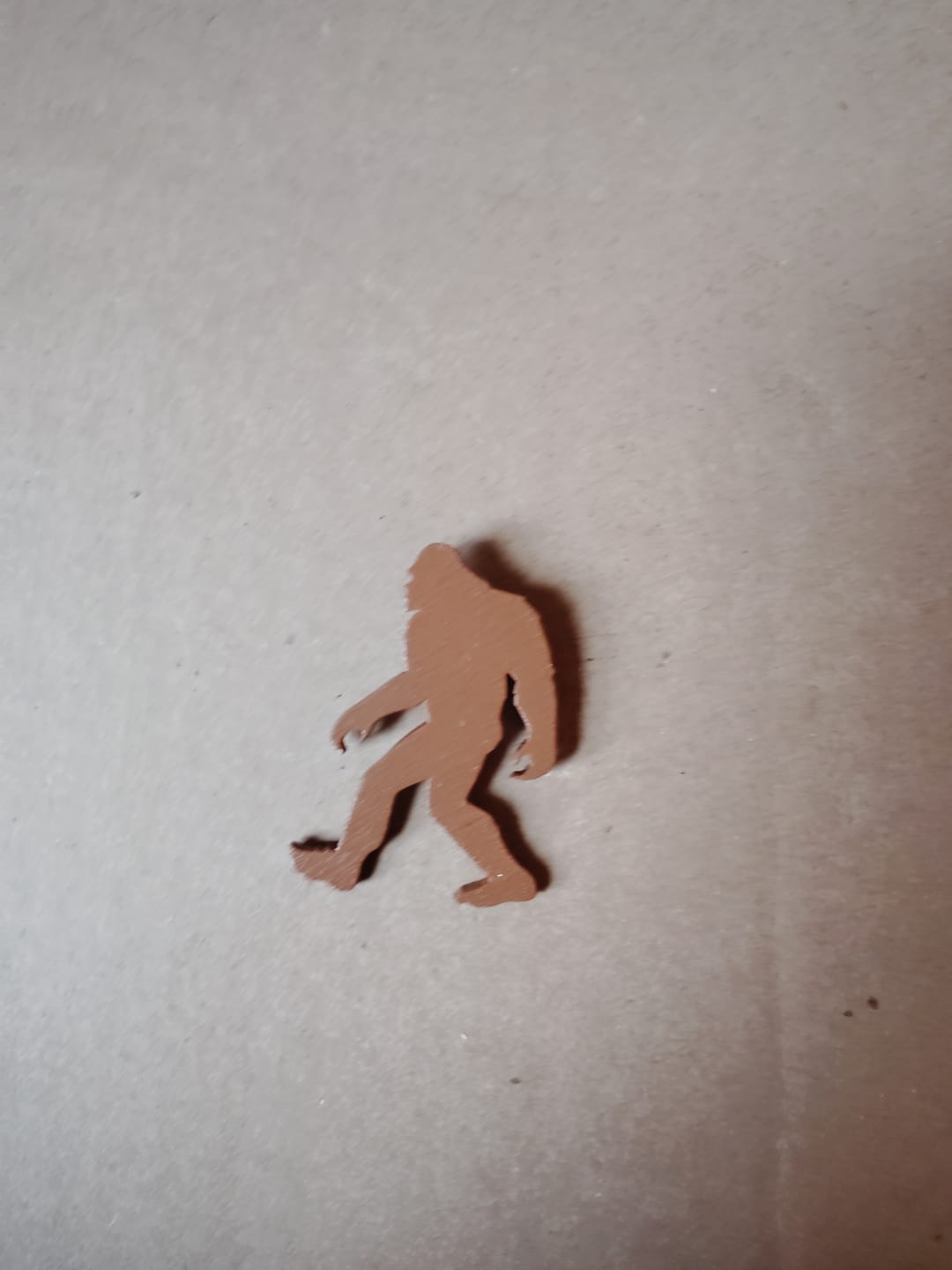 Customer photo review of Unfinished Wood Bigfoot Sasquatch Silhouette - Craft- up to 46" DIY