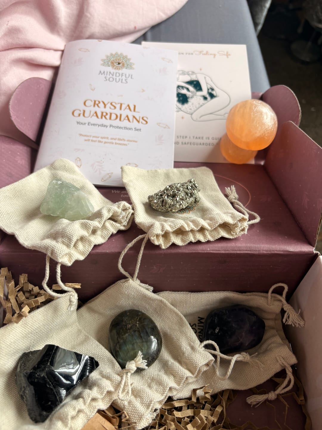Customer photo review of Crystal Subscription Box