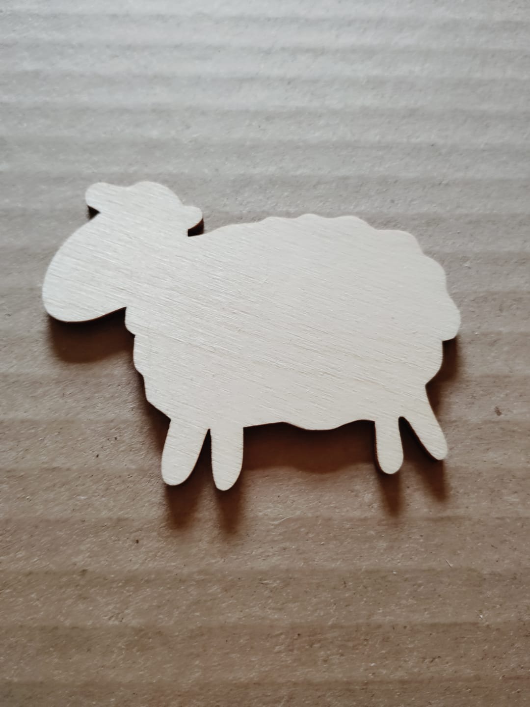 Customer photo review of Unfinished Wood Cute Sheep Shape - Craft - up to 46"