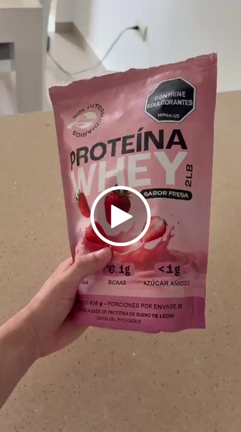 Customer video review of Proteína Whey - Vainilla