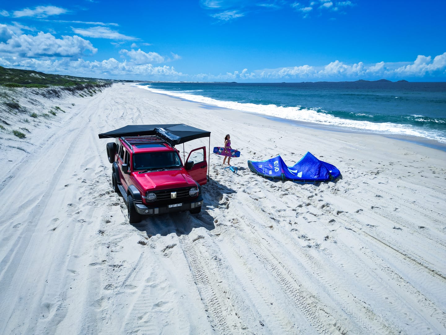 Customer photo review of OPENROAD  270 Free Standing Awning for Camping