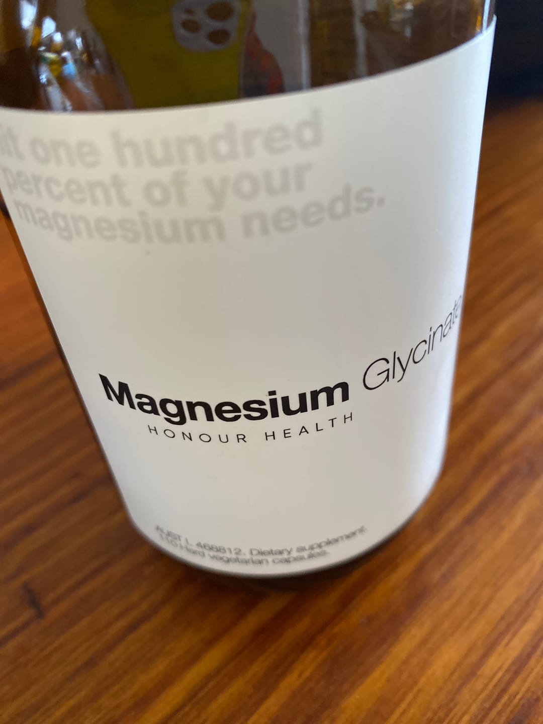 Customer photo review of Magnesium Glycinate (Pure & Unbuffered) - 110 Capsules
