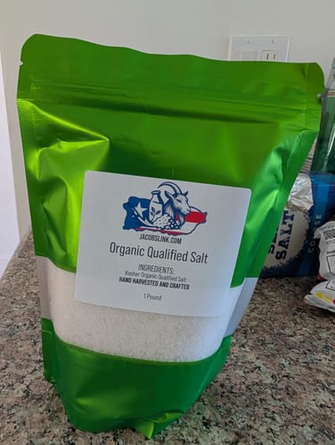 Customer photo review of Hand Harvested / Organic Qualified Salt
