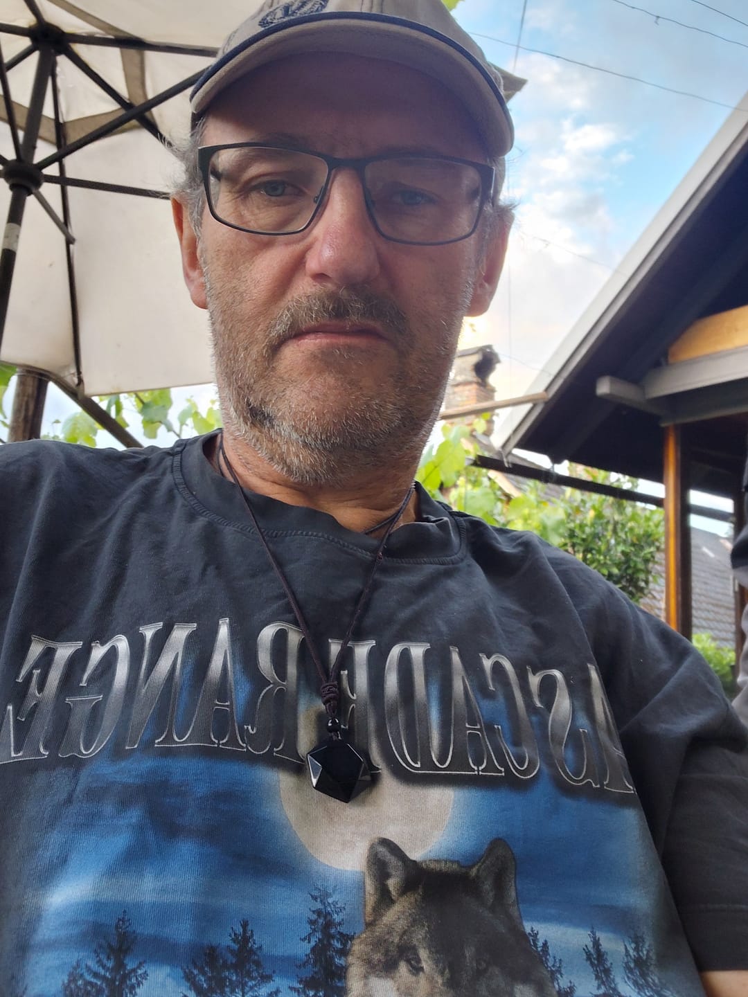Customer photo review of Obsidian Halskette - Schutz Talisman