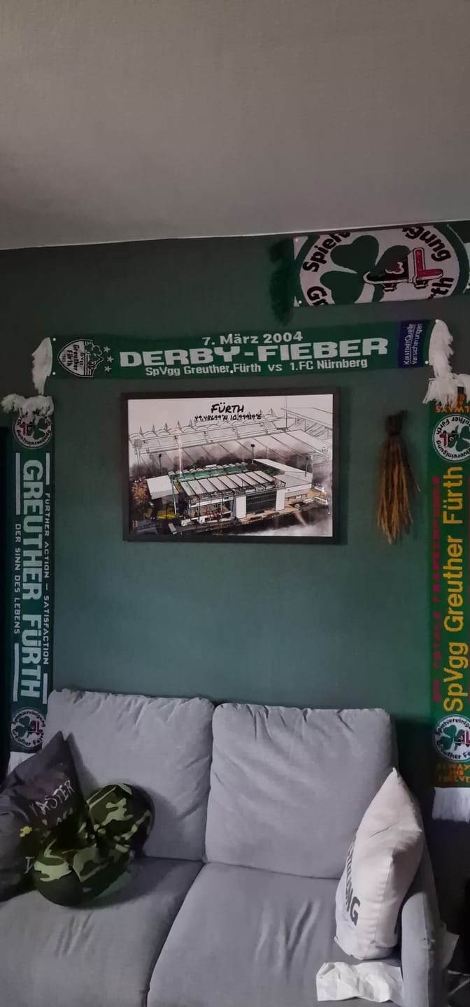 Customer photo review of Stadion Poster Fürth Art Print