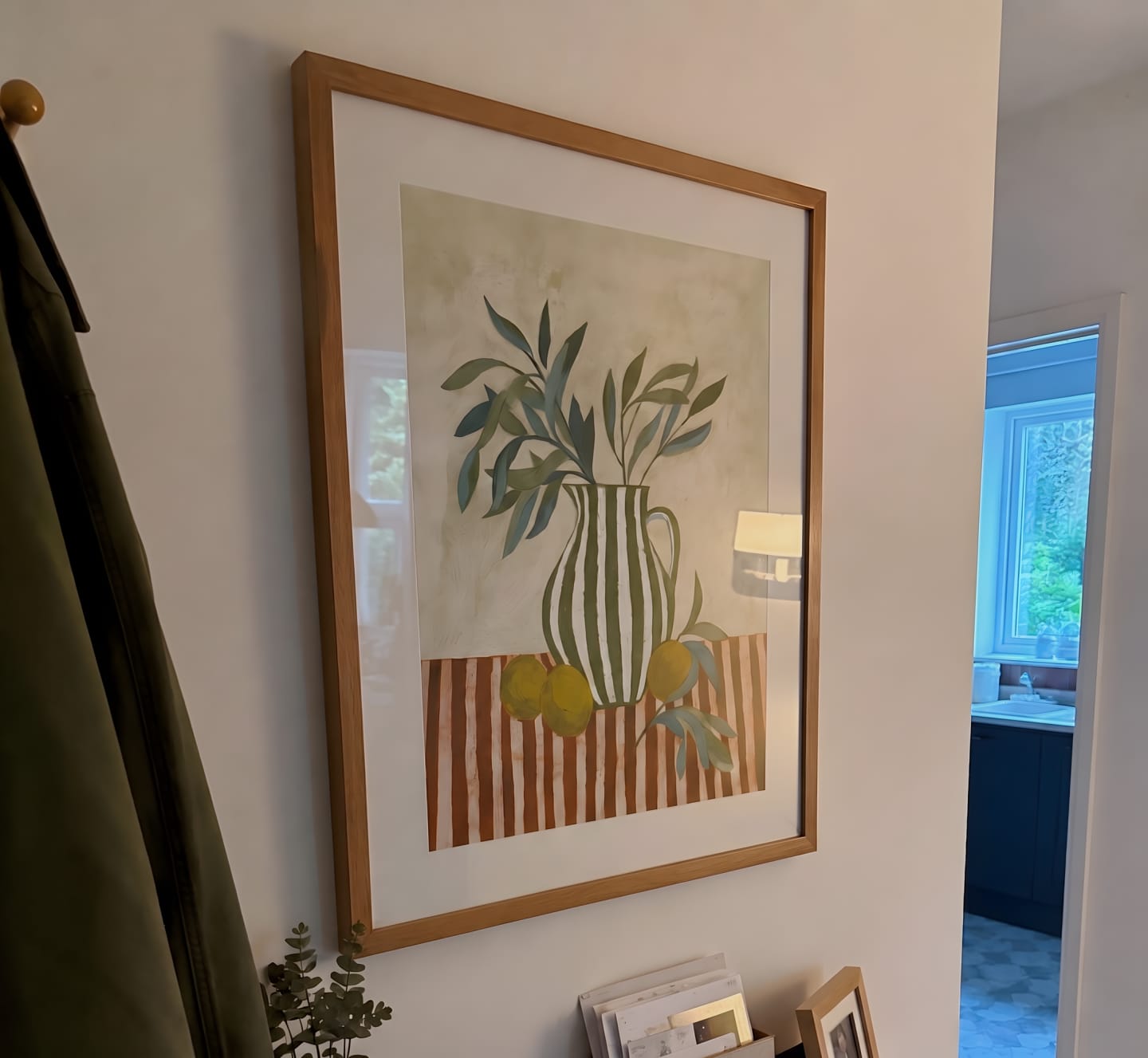 Customer photo review of Mediterranean Lemon Kitchen Print