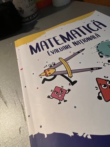 Recenzie cu fotografie de la un client despre Carte Matematică Evaluare Națională - Bacademia (Toată Materia V-VIII: Algebră și Geometrie)