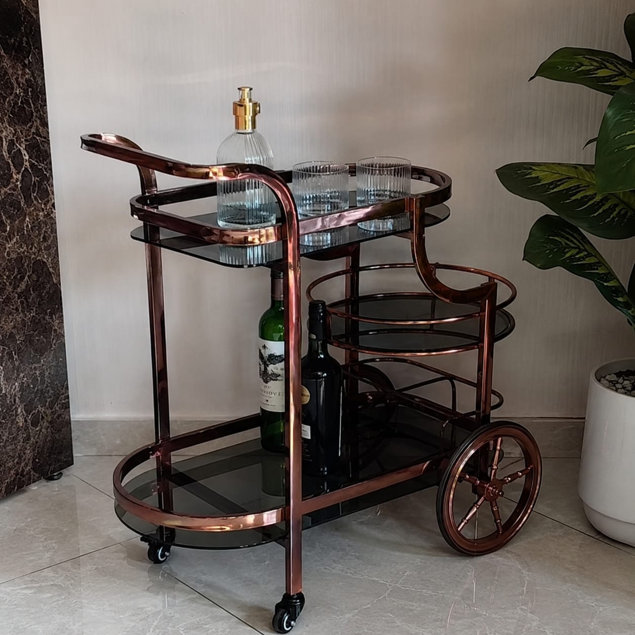 Customer photo review of Muskaan Serving Cart | Serving Trolley