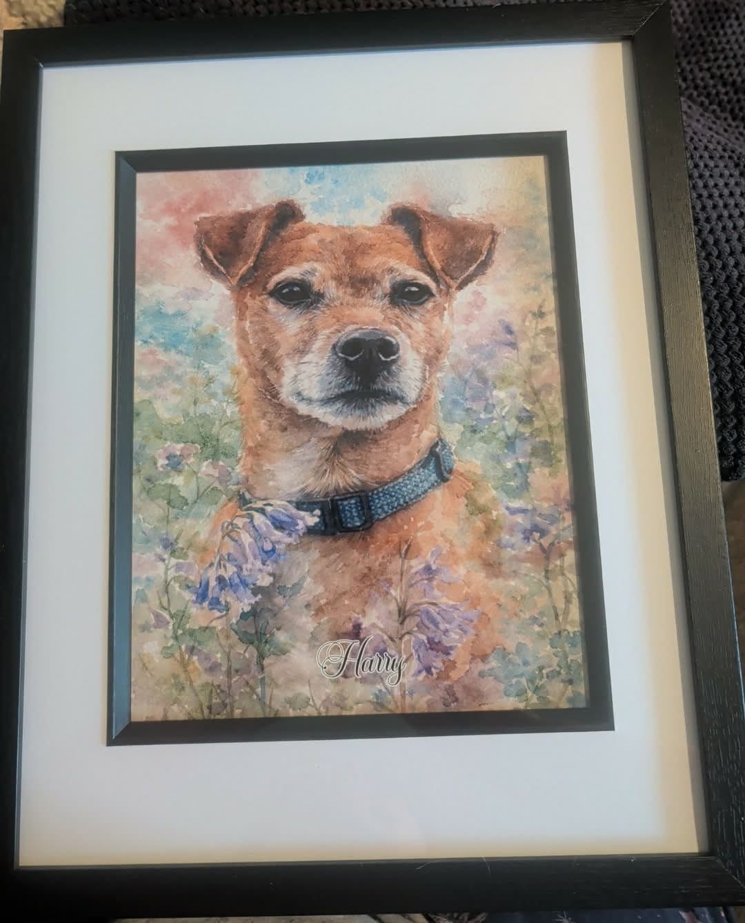 Customer photo review of Watercolour -  Personalised Poster