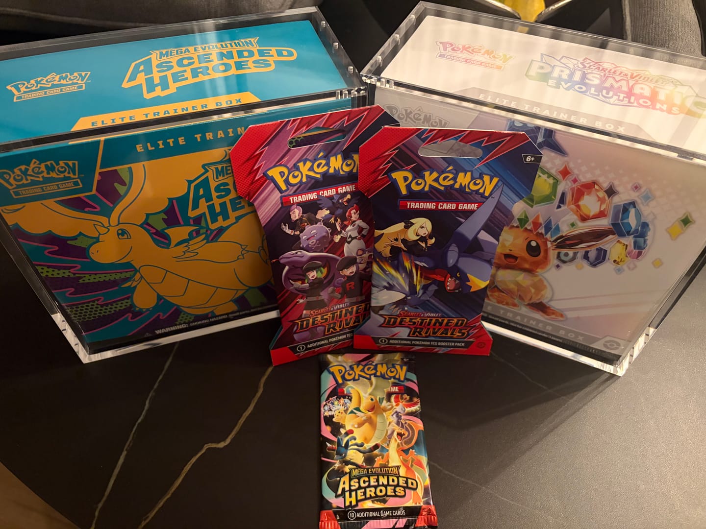 Customer photo review of ME Ascended Heroes Elite Trainer Box