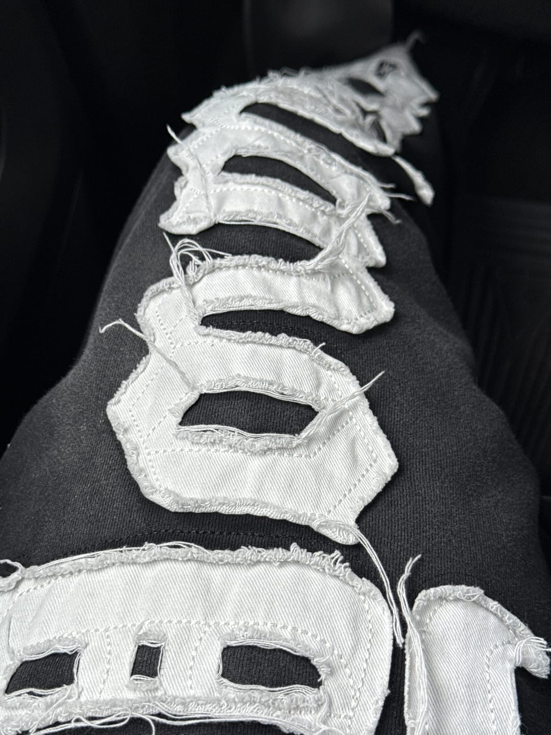 Customer photo review of 2127 - Big Patch Sweats