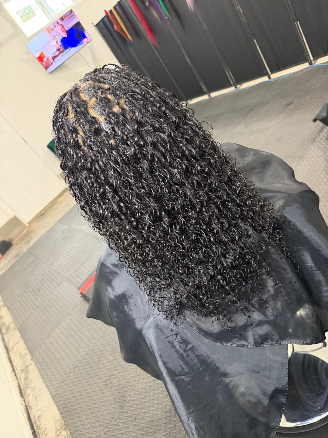 Customer photo review of Wholesale - Double Drawn Burmese Hair Bulk Braiding Hair (Price for 1 Bundle)