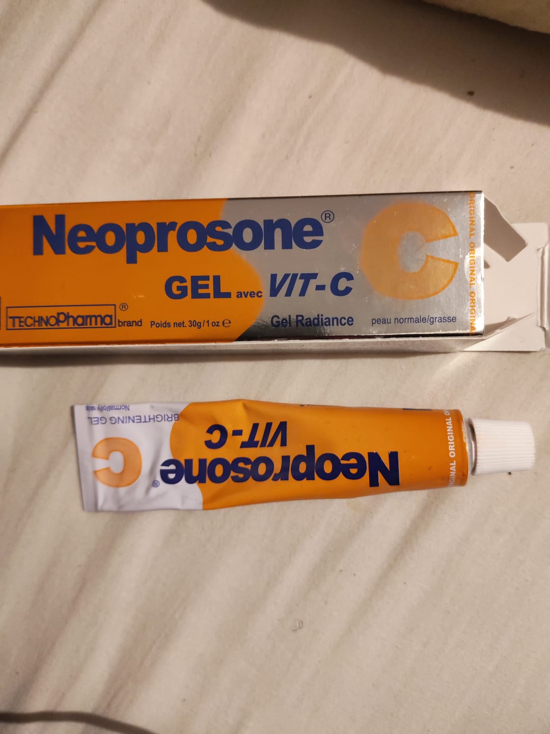 Customer photo review of Neoprosone Brightening Gel With Vitamin C 30g / 1 fl oz