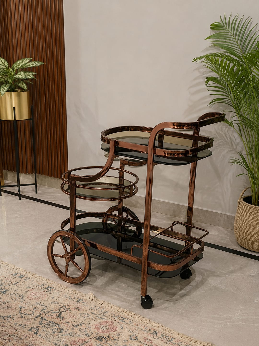 Customer photo review of Muskaan Serving Cart | Serving Trolley