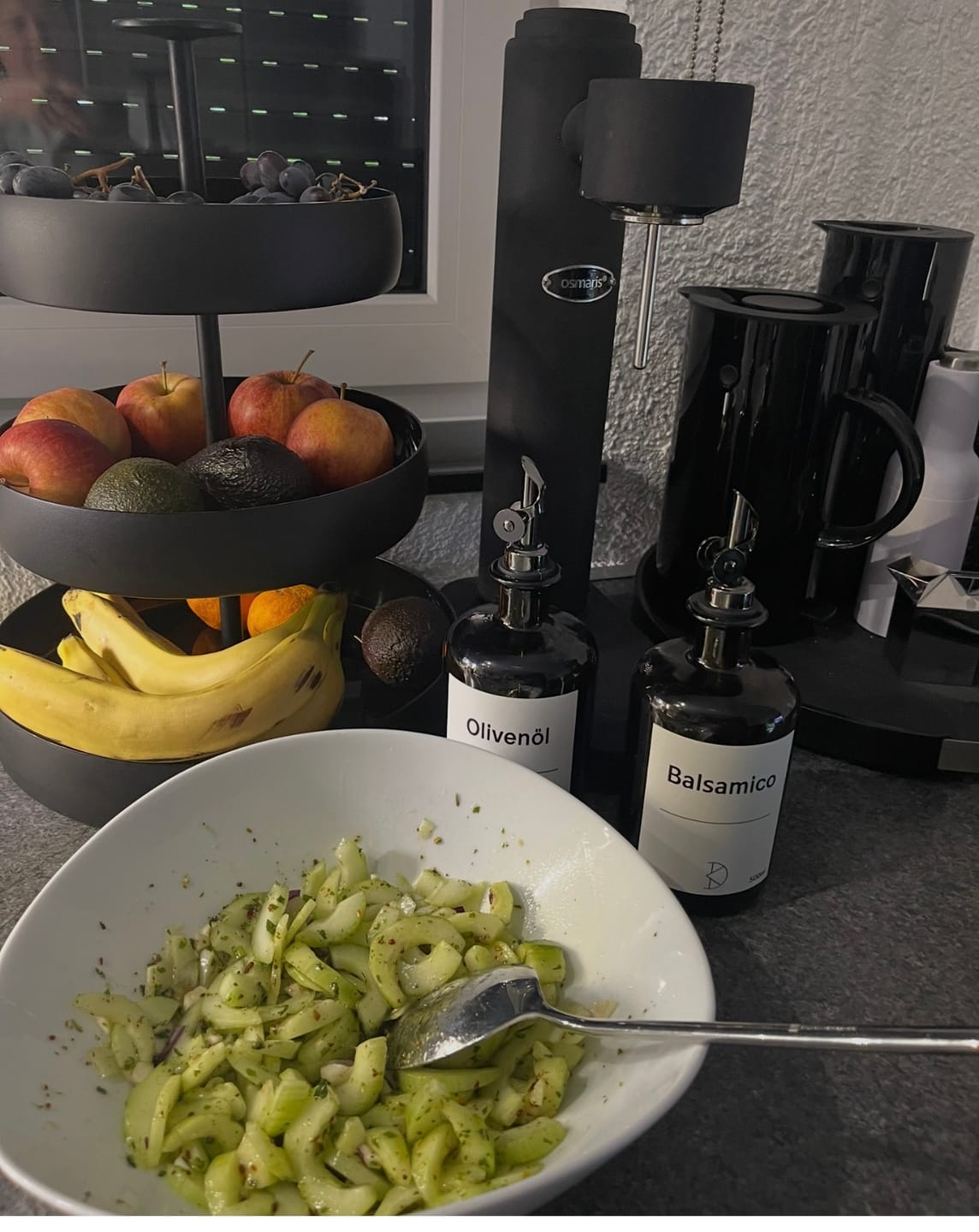 Customer photo review of Ölflasche aus Braunglas – 500 ml mit Edelstahl-Ausgießer & UV-Schutz