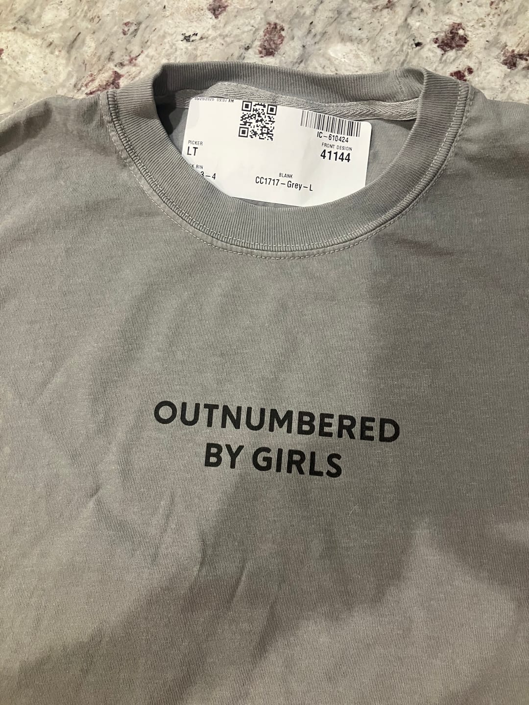Customer photo review of Outnumbered By Girls
