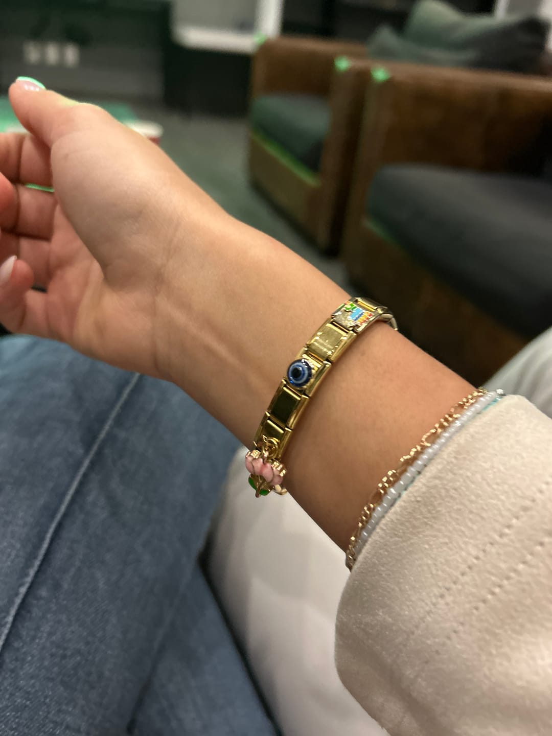 Customer photo review of Pulsera Italiana Clásica para Charms