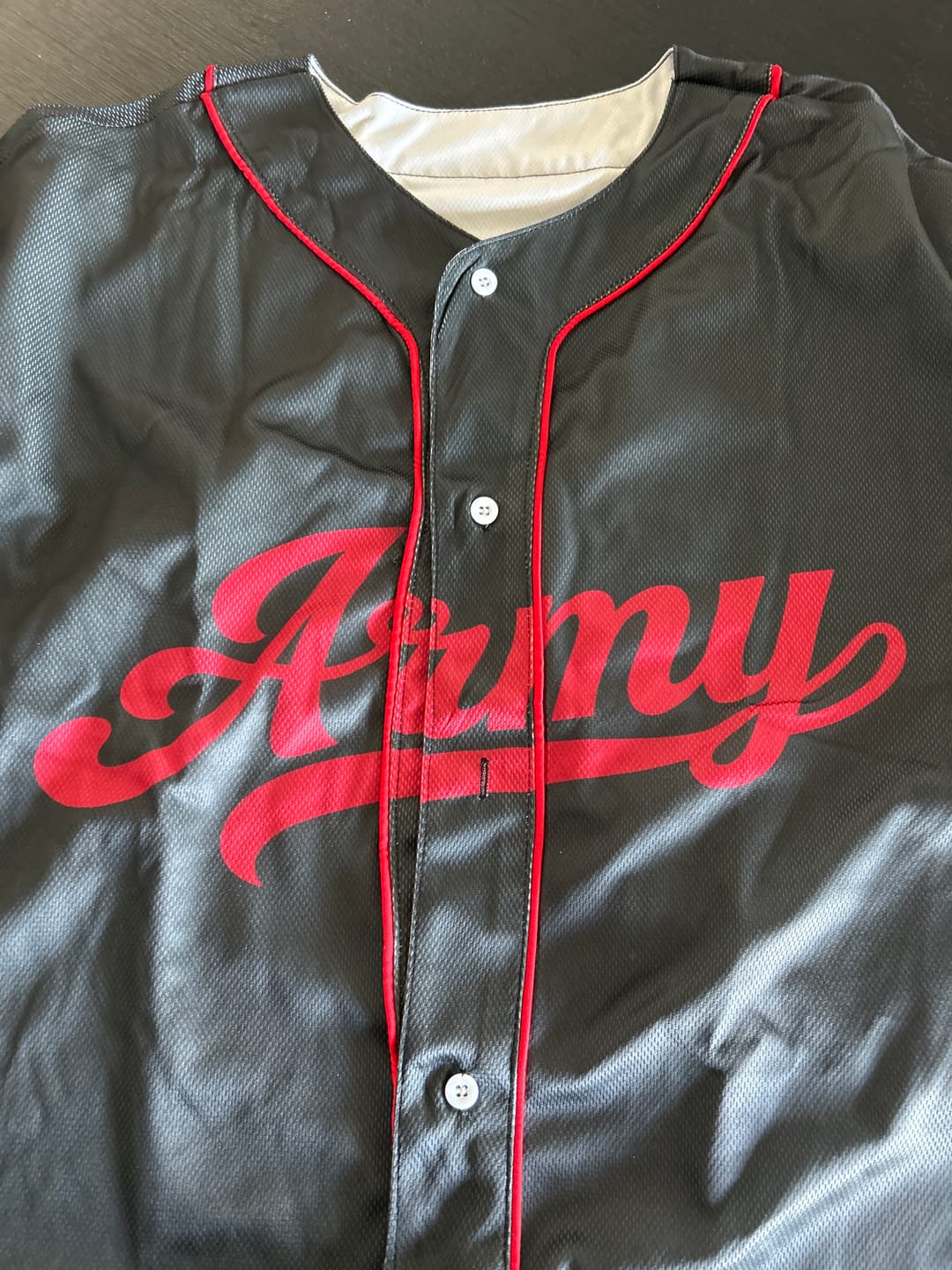 Customer photo review of Arirang Album BTS Baseball Jersey Gifts For Army