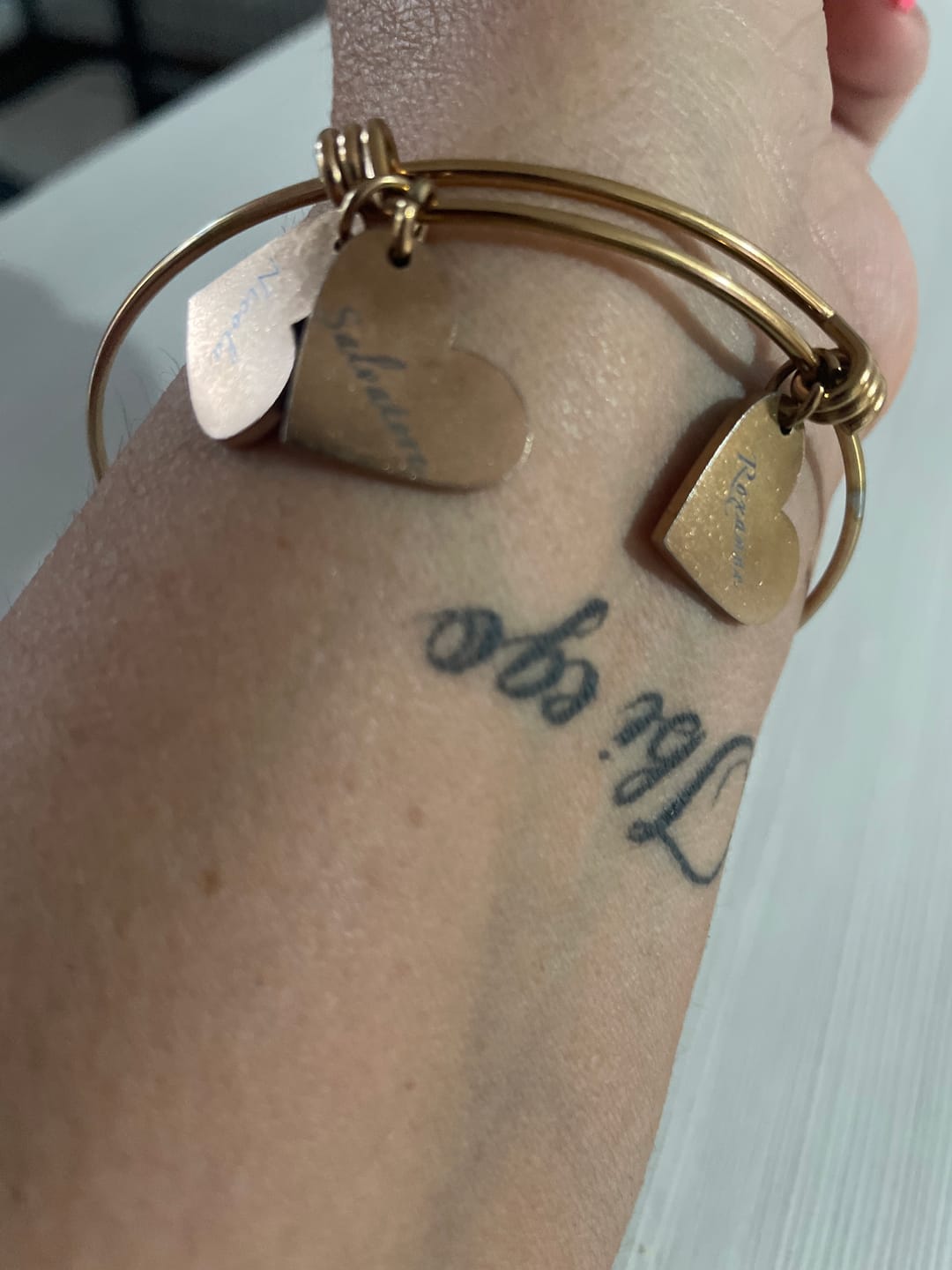 Customer photo review of Integrazione cuoricini personalizzati (+6€)