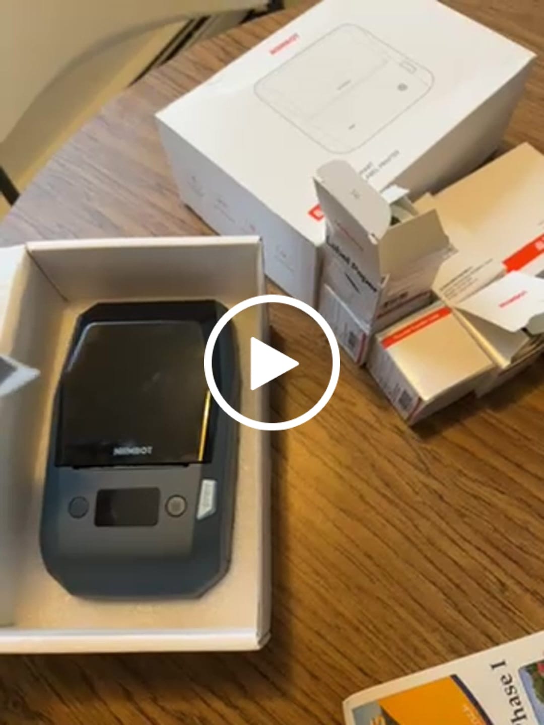 Customer video review of Thermal Transfer Label Printer Labels for M2, M3