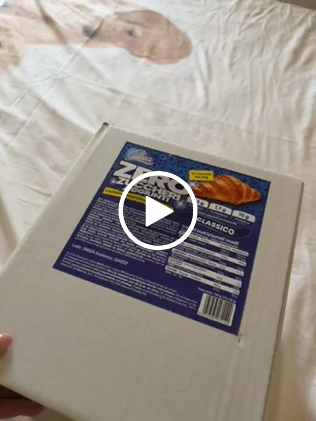 Customer video review of 15 Cornetti proteici Edizione sfoglia
