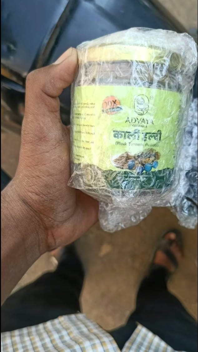 Customer photo review of Advaya Black Turmeric (काली हल्दी)
