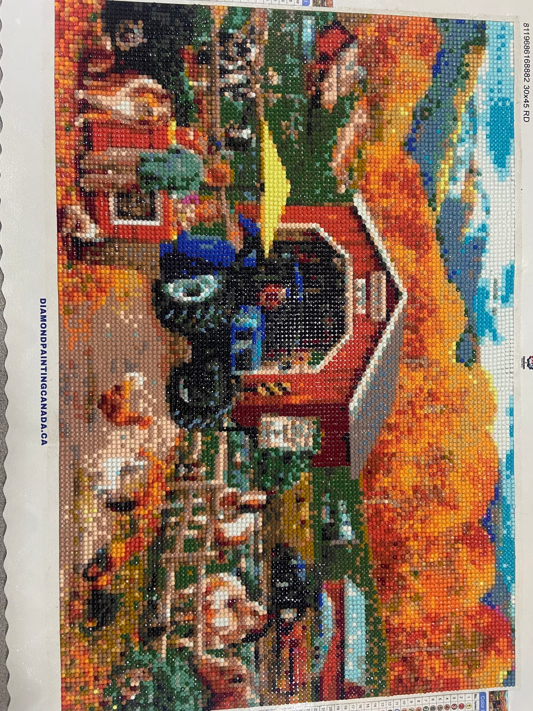 Customer photo review of Full Drill - 5D DIY Diamond Painting Kits Cartoon Autumn Farm