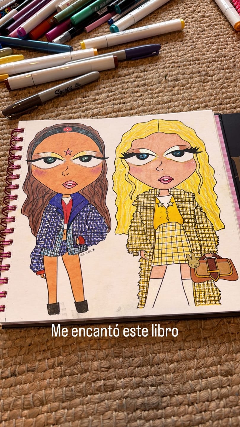 Customer photo review of STAR – Libro para colorear grunge y rockero
