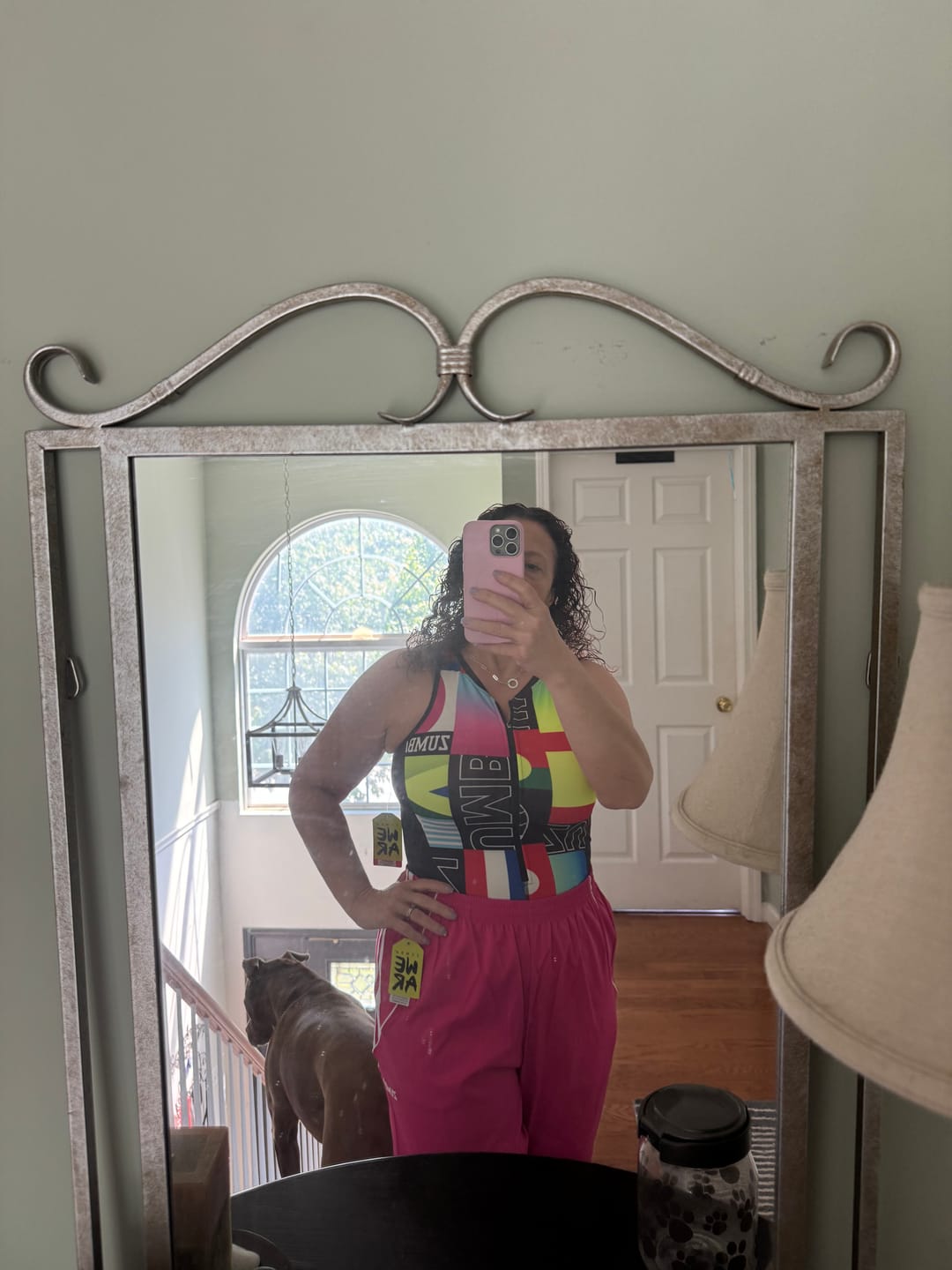 Customer photo review of Worldwide Curvy Track Pants