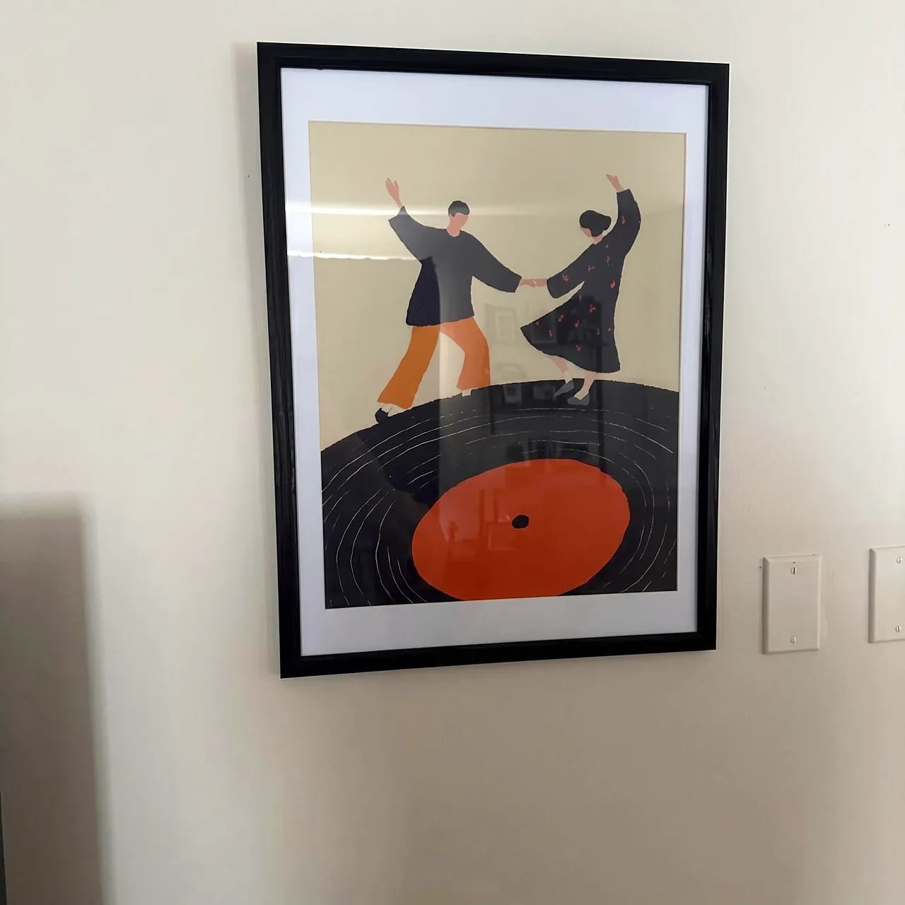 Customer photo review of Japanese Couple Dancing Print