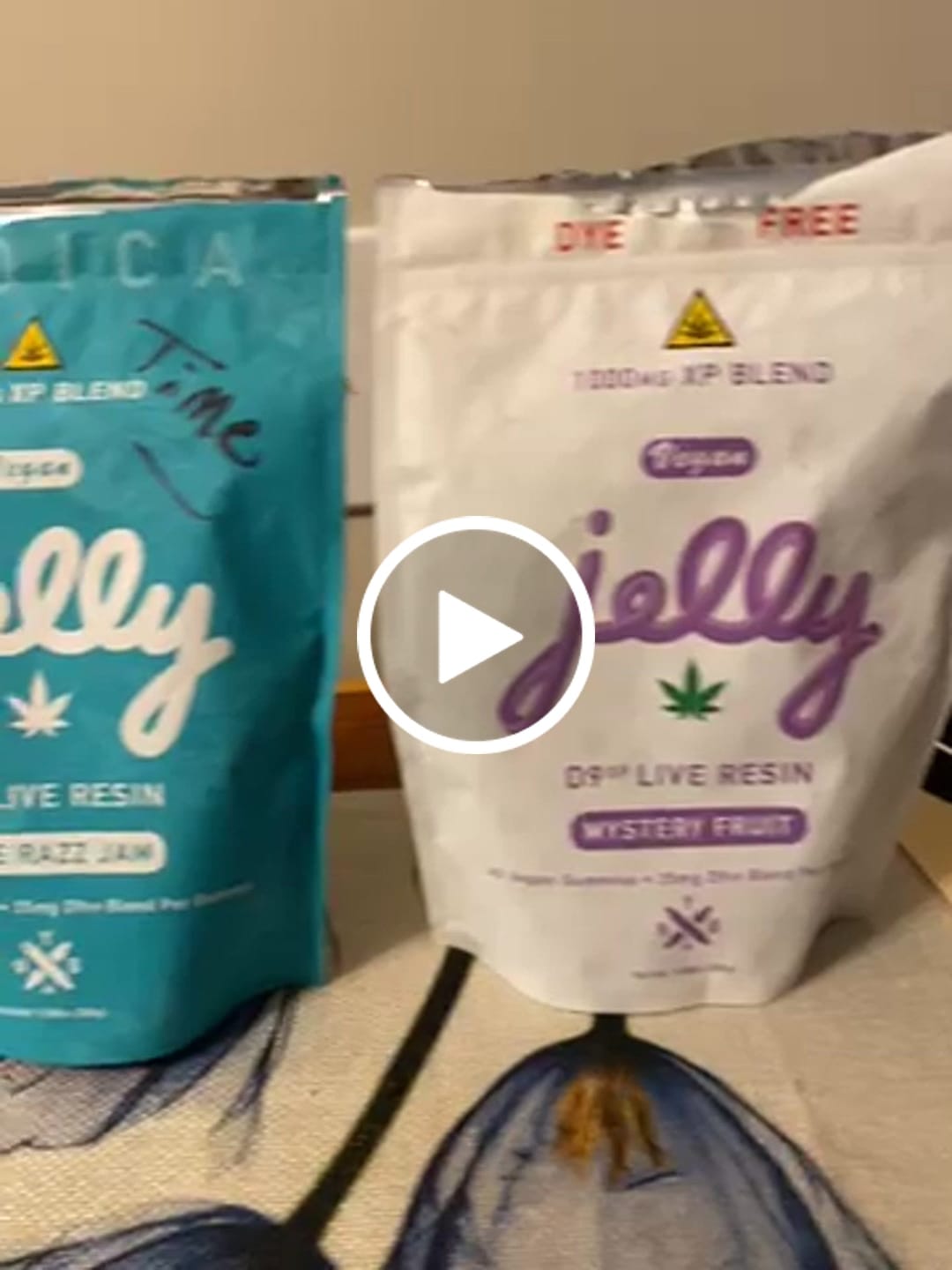 Customer video review of Jelly D9XP Live Resin Gummies