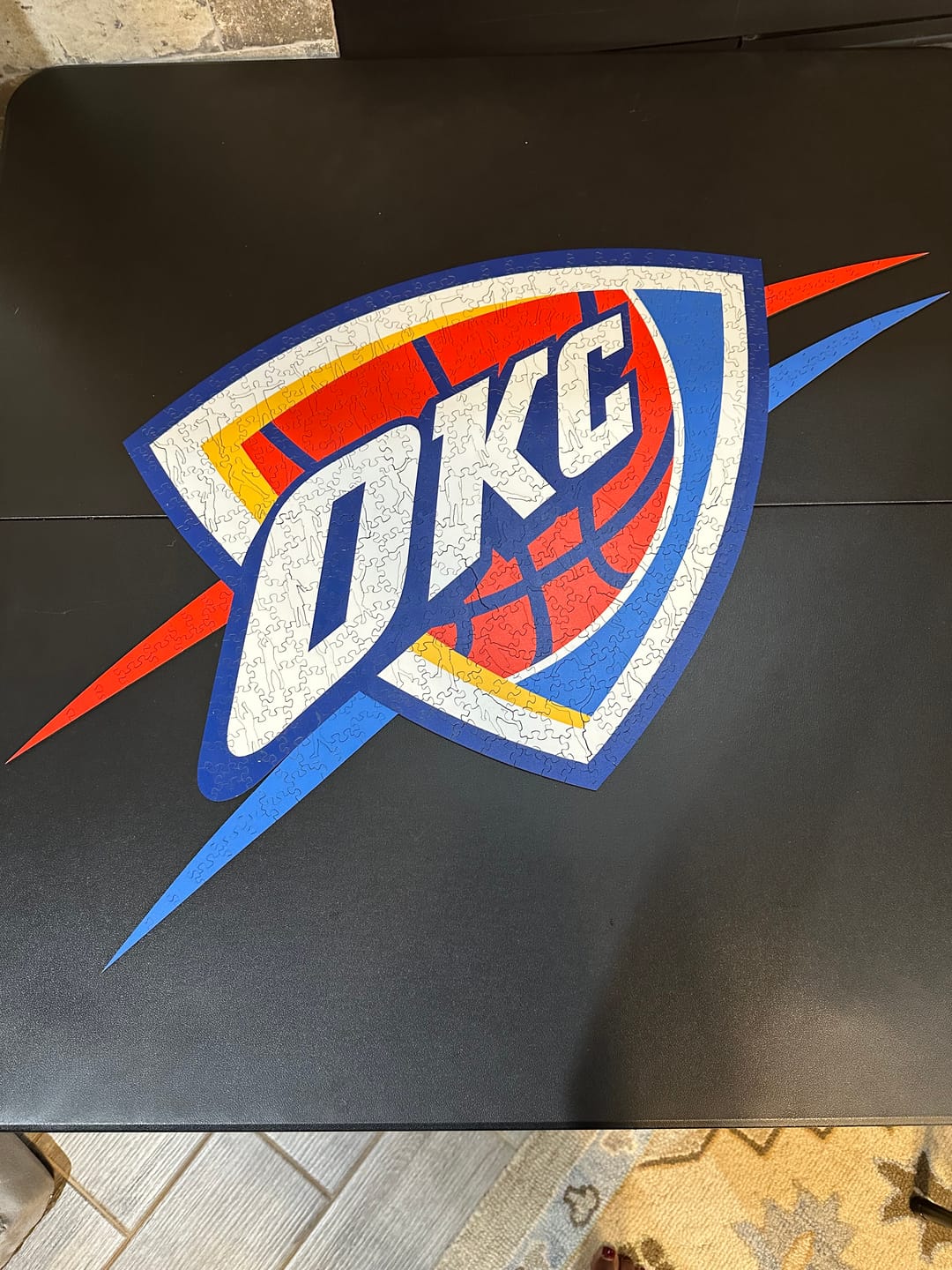 Customer photo review of Oklahoma City Thunder™ - Wooden Puzzle