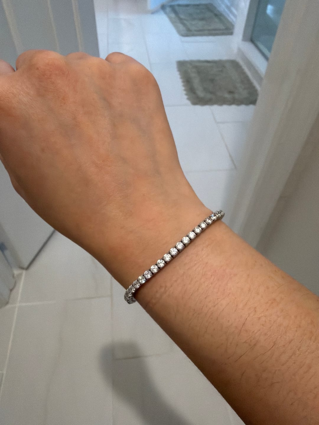 Customer photo review of Luxe Tennis Bracelet