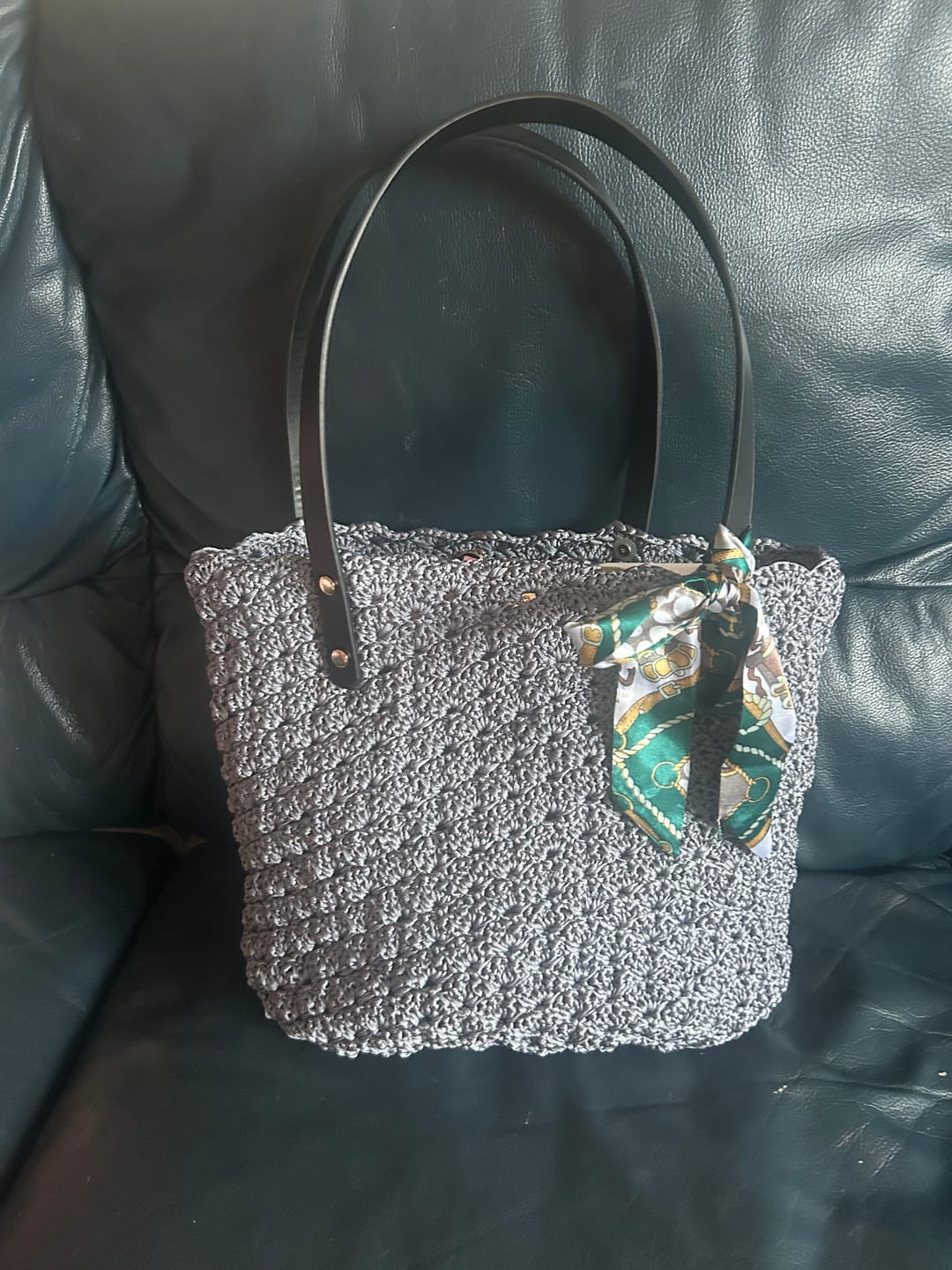 Customer photo review of CrochetPark™ Aveline crochet Shoulder Bag Kit