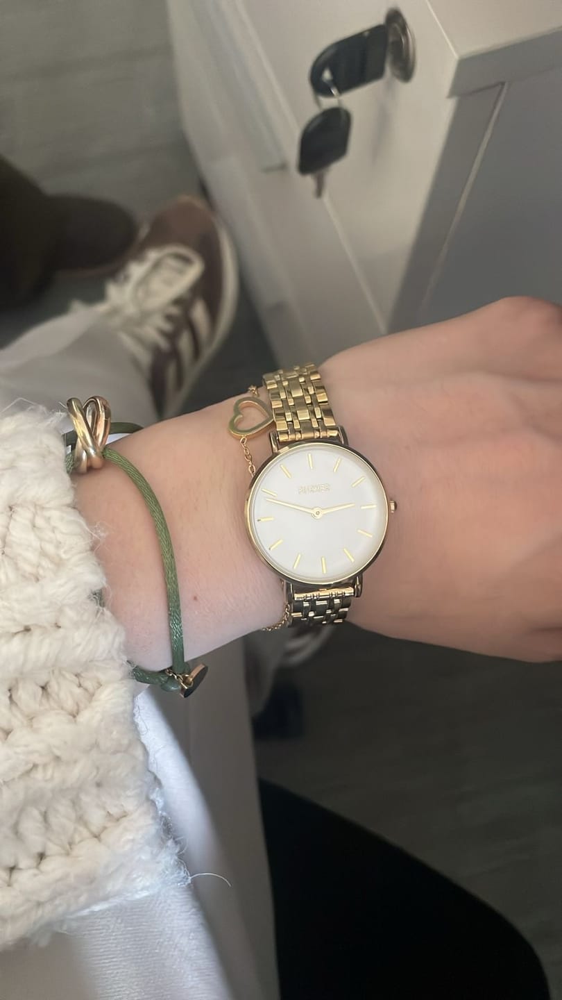 Customer photo review of Ruby Petite Gold White