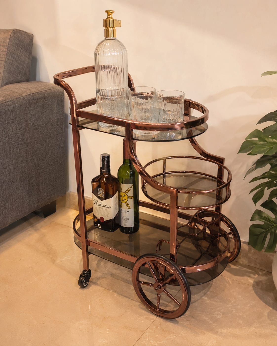 Customer photo review of Muskaan Serving Cart | Serving Trolley