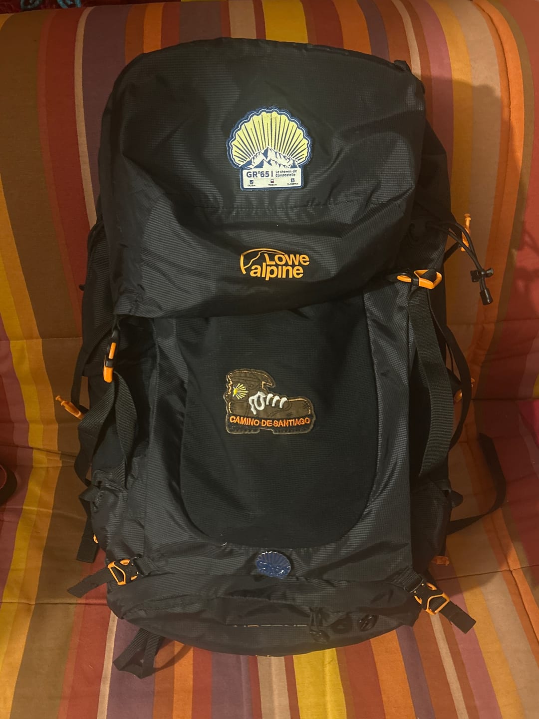 Customer photo review of Écusson Gr®65 Le chemin de Compostelle