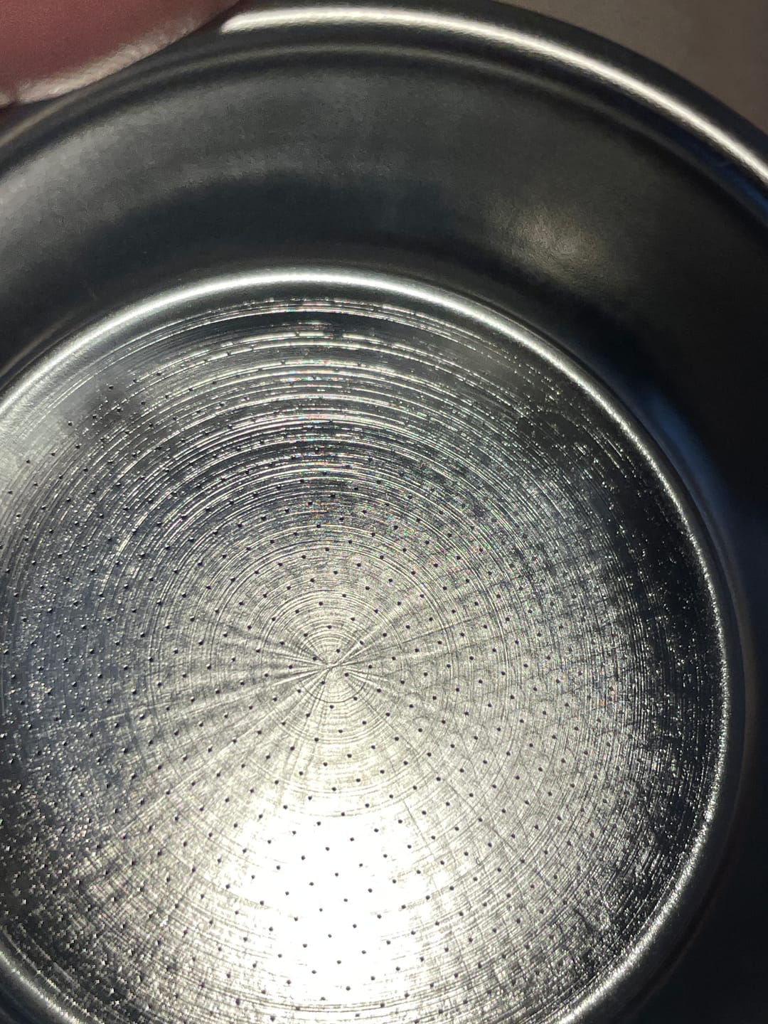 Customer photo review of EP Electro Polished Filter Basket - 58mm