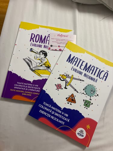 Recenzie cu fotografie de la un client despre Pachet Evaluare Națională (Română + Matematică) Bacademia