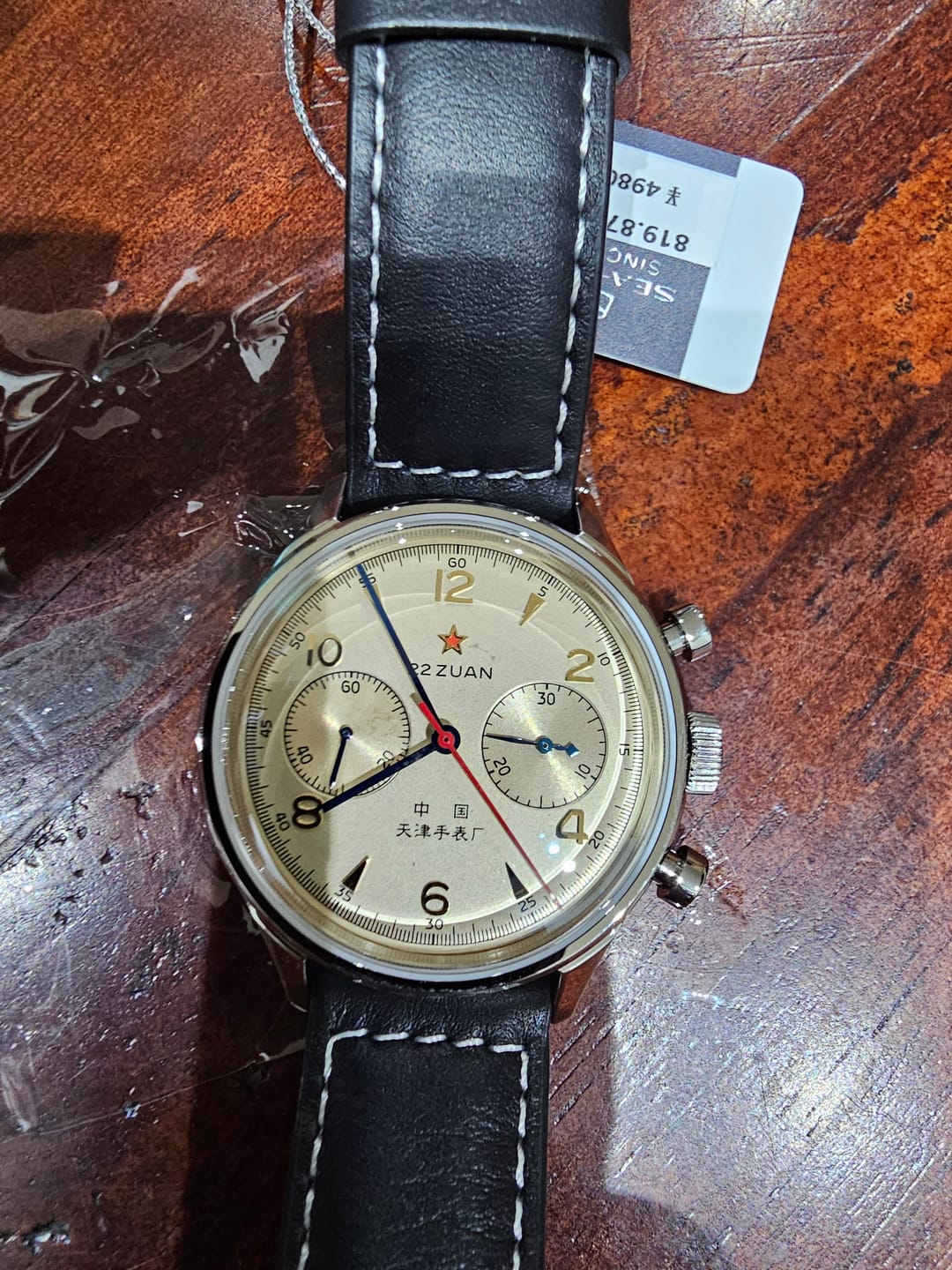Customer photo review of Seagull 1963 Series | Reissue Times Edition | Vintage | Chronograph | Pilot | 40mm