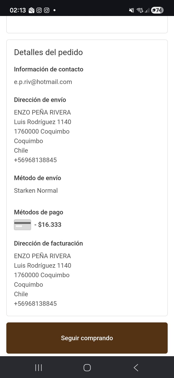 Customer photo review of Serum Capilar Multibeneficios 50Ml