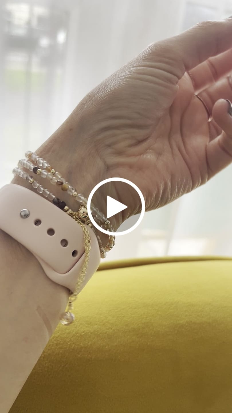 Customer video review of Buddha Stones Natural Citrine Beads Pleasure Multi Layer Bracelet